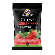 Load image into Gallery viewer, Sugar-Free Chews- Strawberry- 70g