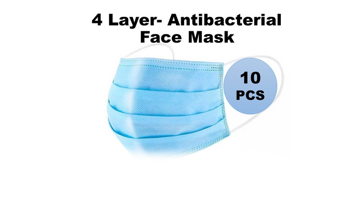 4 Layer- Advanced antibacterial Face mask